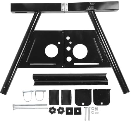 Estabilizador de escalera profesional de acero, portátil, con extensión y soporte para escaleras, ideal para trabajos en techos.