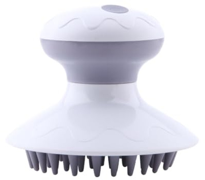 HOOWIFFY Masajeador de Cabeza Eléctrico Recargable por USB para Cuero Cabelludo, Diseño Único de Masaje Material Plástico y Componentes Electrónicos, sin Batería Incluida