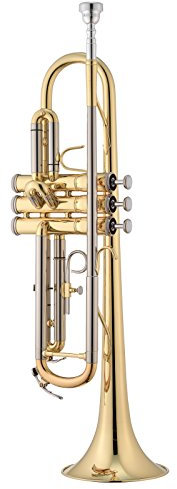 Jupiter JTR 701 Q in B Trompete, Nickel-Silber, Kupfer, Gold, B-Dur, Metallic, Koffer mit Rucksackgurten, Jupiter 7C-Mundstück