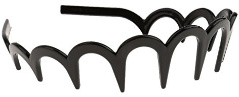 NiceButy Haarreif, Zickzack-Haarband, für Damen, Herren, Mädchen, 7, Einheitsgröße