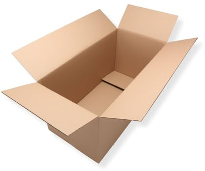 2 St. Faltkarton 1000x500x500 2-wellig braun 2.40 BC-Welle Versandverpackung 100x50x50 Umzugs Bücherkartons