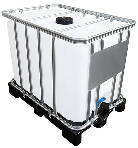 WERIT 600l IBC Container »Ecoline« auf PE-Palette NEU Armaturgröße S60x6 Grobgewinde, Größe DN 150