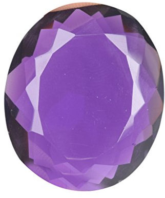 REAL-GEMS Schmuckherstellung Veilchen Amethyst 132.00 Ct. Amethyst Lose Edelstein Oval Cut Violet Amethyst Stein