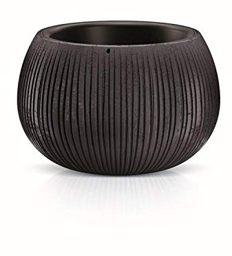 Prosperplast Bowl Plastik mit schwarzer Zement Farbablagerung, 19,5 (groß) x 29 (Breite) x 29 (tiefer) CMS