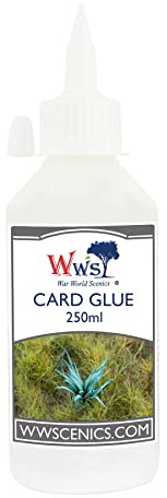 War World Scenics Colla per Carta - Barattolo da 250ml - Modellismo Ferroviario Diorama Fai da Te