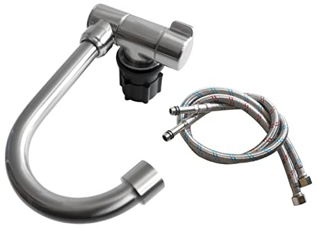 Rotation Faucet Hot and Cold Deck Kitchen Folding Caravan Bathroom Tap for Marine Boat Deck Camper