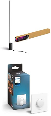 Philips Hue Signe Gradient White & Colour Ambiance Smart Floor Light LED with Hue Smart Button [Black]. Works with Alexa, Google Assistant and Apple Homekit