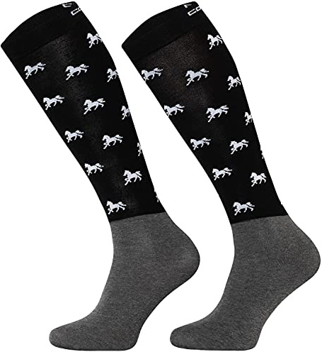 TODO Comodo Chaussettes Equitation Femme, Fille et Enfant, l'été, mince, respirant | Chaussette d'équitation ete STPJM