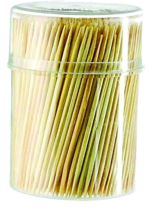 PARENCE.- Palillo de madera - uso diario, higiene dental, palillos de aperitivo - caja de 400 piezas o juego de 2 caja de 200