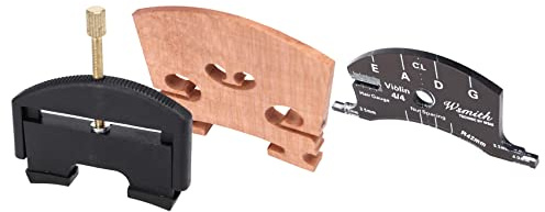Elevador de Cuerdas de ViolíN 4/4, Herramientas de Cambio de Puente de ViolíN, Plantilla de Puentes de ViolíN, Accesorios de ViolíN Duraderos, Oscuro