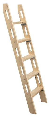Etagenbettleiter, Heim-Ersatzbettleiter, Innen-Hochbett-/Schlafsaal-Drehbank-Holzleiter, einfach zu montieren, geeignet für Schlafsaal-Loft-Residenzen (Größe: 150 cm (59 Zoll))