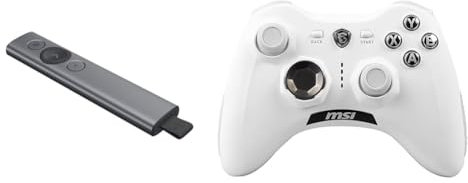 Logitech Spotlight Plus Presentation & MSI Force GC30 V2 White Kabelloser