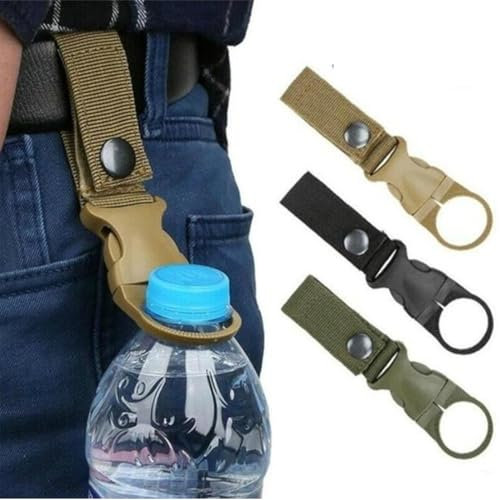 3Pcs Porte Bouteille Ceinture, Étui à Bière en Cuir PU Imperméable pour Ceinture - Holster Dégainable Canettes/Bouteilles, Cadeau Homme Pratique pour Camping, BBQ, Randonnée