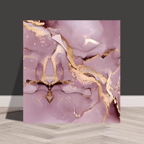 Minglez Dalle de Plafond Dalles Décoratives pour Plafond Suspendu 30x30 cm, Plafonds pour sous-Sol, Salle de Bain ou Cuisine, Papier Peint PVC, Panneaux Muraux Autocollants(Pink,6pack)