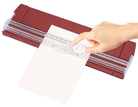 Monozoz Taglierina per Carta | Taglierina di Precisione | Utensile Portatile Di Precisione Per Hobby E Fai Da Te Per Cartoncino Progetti Coupon Foto Etichette Carte Scrapbook