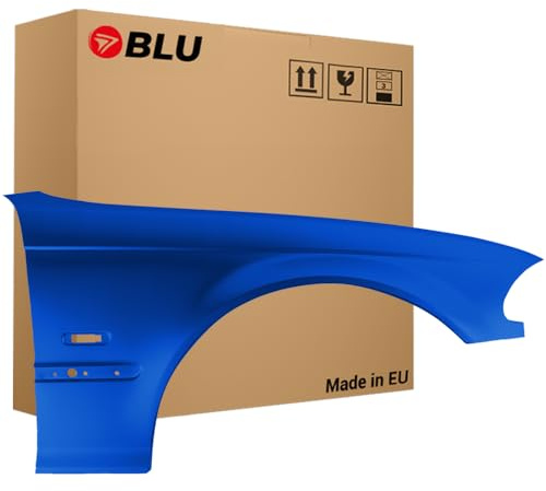 BLU Kotflügel Passend für BMW 3 E46 364 Rechts Blau | 1998-2001 | Vorderseite Vorne | Lackiert | Einbaufertig