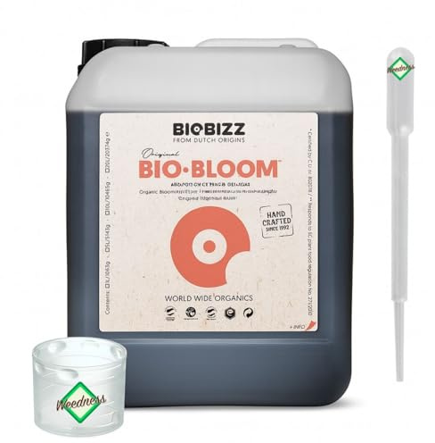Weedness BioBizz Engrais Bio Bloom 10 Litre - Engrais Naturel Bio NPK Grow Plantes biologiques liquides pour Culture d'extérieur en intérieur