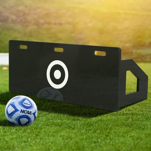 Kokorona Soccer Rebounder Board 40X16, Soccer Passing Wall with Foldable Dual Angles, Training Equipment for Kids and Adults, Soccer Shooting Practice Rebounder Board