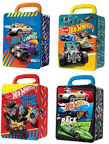 Intek Hot Wheels 1/64 Metal Car Carry Case 1 Random Style Provided | 18 Vehicles Storage & Organiser (AN-HWCC2)