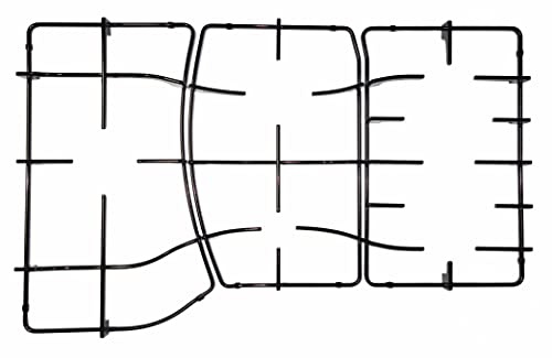 Ariston Hotpoint - Kit 3 griglie in ferro smaltato nero lucido C00097495 - C00097496 - C00097497 per cucina piano cottura 5 fuochi a gas - P0294/KIT