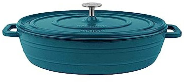 Sallys Gusseisenbräter Alime (Petrol)