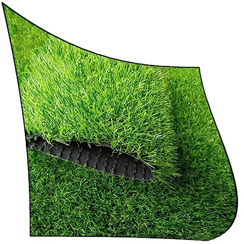 Kunstrasen Rasenteppich für Garten Balkone Terrassen Wintergärten, Höhe: 30 mm Wasserdurchlässig Kunstrasen grün (1x20m/3.3x65.6ft)