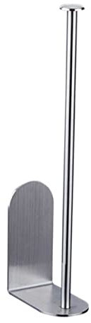 Porte-Rouleau de Papier hygiénique Organisateur de Rouleau de Papier Collant Cintre de Toilette Auto-adhésif Porte-Serviettes en Papier Papier Collant Pas de poinçonnage Porte-serv