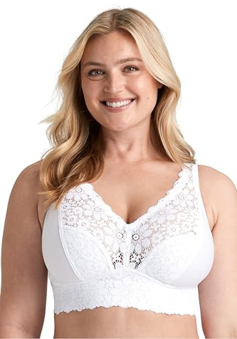 Miss Mary of Sweden Lace Dreams bh utan bygel återvunnet material 80E Vit