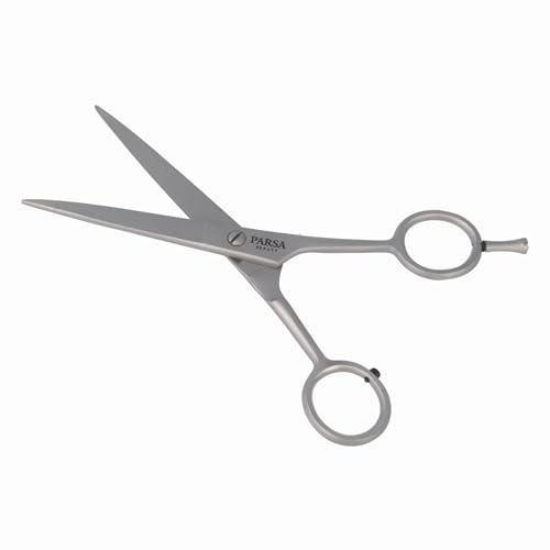 PARSA Beauty Haarschere Fingerhaken Präzisionsschere professioneller | Haarschnitt ergonomischer Griff Edelstahlklingen Friseurschere Haarschneideschere langlebig präzise, Hochwertiger Edelstahl