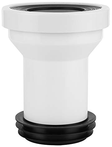 Restokki Toilet Flange Repair Kit, Heighten Toilet Connection Adapter Drainer Drain Pipe Toilet Accessories, Toilet Flange Extender Kit for Outlet Pipe