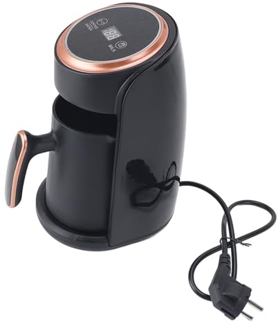 Zerodis Cafetière Électrique Turque Automatique, Machine à Café Professionnelle pour Boissons Chaudes, Chauffage Rapide, pour Maison, Bureau et Voyage