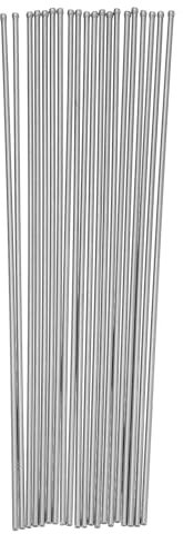 sourcing map 50pcs Descaling Needles 2mm x 7 Manganese Steel Replacement Needles for Needle Scaler Air Needle Scaler Fittings Flat Point for Removing Rust Paint Weld Slag