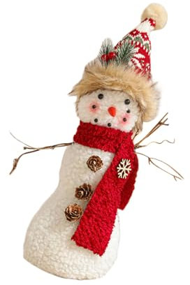 Pupazzo di neve figura ornamento albero di Natale adorment negozio decorazione finestra festival festa adorazione forniture