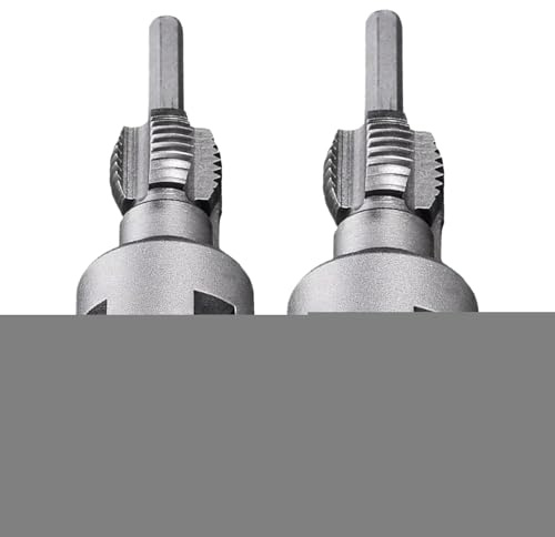 Kustimantu Gewindewerkzeug für Rohre | Werkzeug zum Schneiden und Entgraten von Innen/Außen für PVC-Rohre, vielseitiges Material für Hausreparatur und effiziente industrielle Wartung