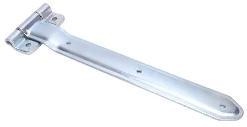 Sxhlseller Remorque RV Porte 16 Pouces Hinge de Sangle, Porte Latérale en Métal Charnière de Remorque Fermée pour Cargo Utilitaire RV, Charnières Inclinées Compensées