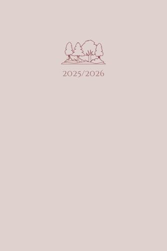 Schulplaner 2025/2026: Schülerkalender, Wochenplaner & Hausaufgabenheft | Medium (Wald Altrosa)
