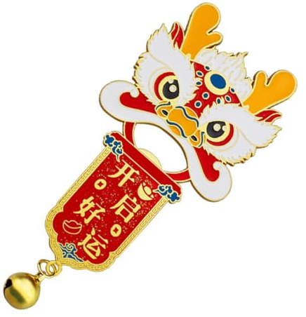 TOYZFRIENDY Ouvre-bouteille Aimanté Métal Forme Dragon Décapsuleur Manuel Compact pour Cuisine et Bar Accessoire Frigo Pratique et Décoratif pour Fête et Usage Quotidien