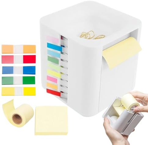 Sollee Klebezettelspender Für Klassenzimmer | Rollenhalter Für Klebezettel,Schreibtisch Organizer Mit Clips Für KlasseZimmer Haushalt StudentenZimmer Schrank Planung