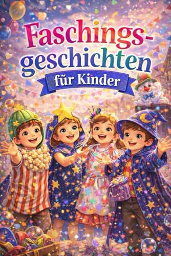 Faschingsgeschichten für Kinder: 20 fröhliche Vorlesegeschichten rund um Fasching, Mut, Freundschaft und Fantasie – für Kinder ab 6 Jahren