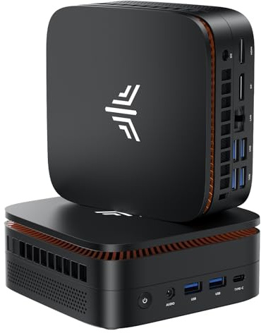 NiPoGi Pinova P1 Mini PC AMD Ryzen Embedded R2544(4C/8T, Max 3.7GHz,Migliore di 3500U/ R2514/i3-10110U)8GB DDR4,256GB SSD, 4K UHD Triplo Display (HDMI 2.0/DP 1.4/Type-C) WiFi 5 BT4.2