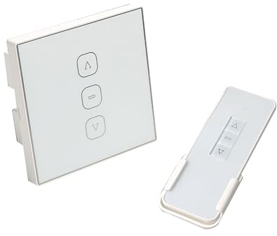 Elektrischer Ketten-Fensteröffner-Steuerung mit Fernbedienung und Wandschalter, kompatibel mit 100V-230V bis 24V Transformator für einfachen Fensterbetrieb