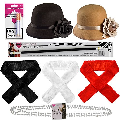 Charleston Flapper 20er Jahre Kostüm für Damen