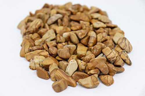 Aquagart Polierte Kieselsteine Dekosteine I Glanzkies Große Kieselsteine Flusskiesel Deko-Steine für Garten I Gartenteich Steine Teichkies Zierkies Gartenkies Ziersteine (20kg, Holz)