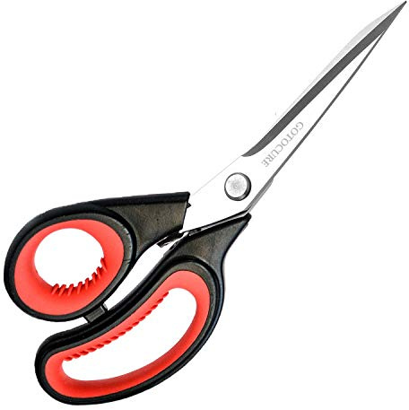 Fabric Scissors Soft Grip Dressmaking Scissors Sewing Scissors for Dress Maker, Tailor Leather Material Cutting, Crafting Shears