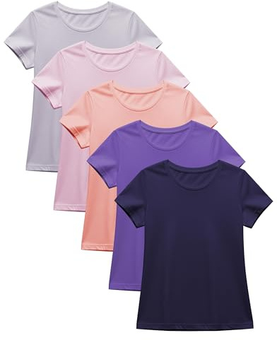 Sexy Basics Women's Cotton Stretch T Shirts | Casual & Active Basic Tops | Multi Packs & Colors