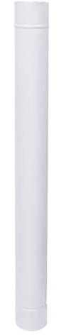 TUBO SMALTATO PER STUFE (CM 50 Ø 10 BIANCO)