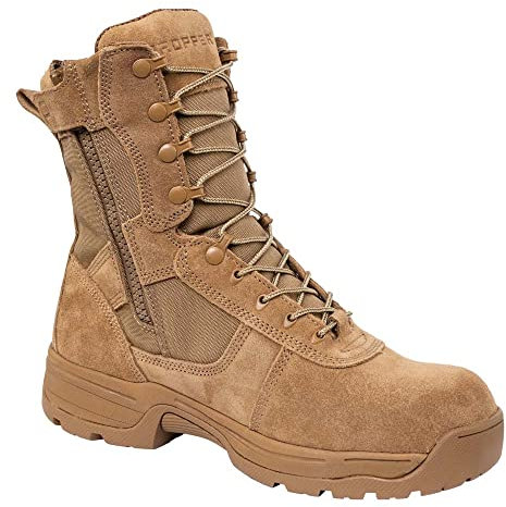 Propper Men's Series 100 8 Side Zip Coyote Composite Toe Boots, 10.5 Medium US