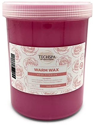 Rose Titanium Professional Warm Wax Hair Removal Wax for face and body 800g Made in UK