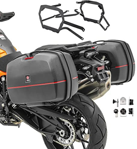 Koffer Set kompatibel mit Honda Africa Twin 1100 20-21 Seitenkoffer + Kofferträger TB8S