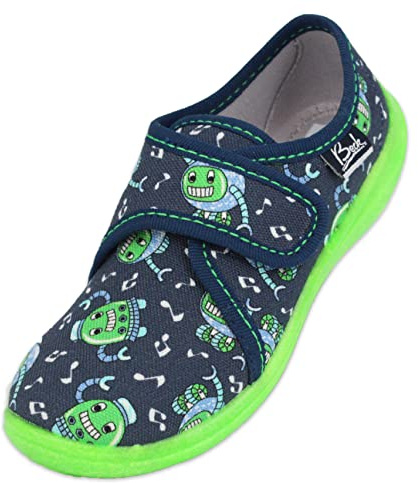 Beck Pantofole unisex per bambini, Blu scuro, 29 EU